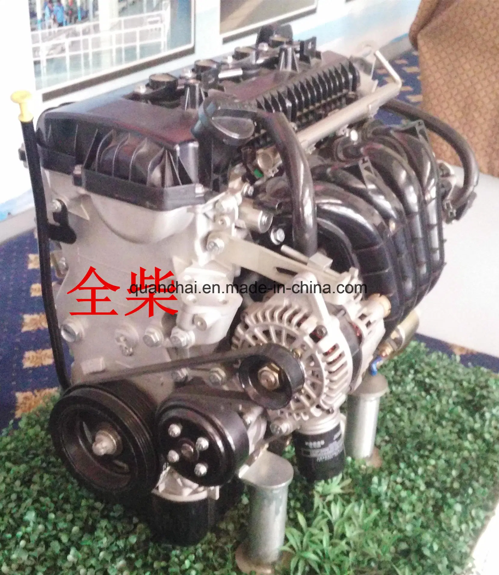 Turbocharged and Inter Cooled Vehicle Engine for Pickup Truck