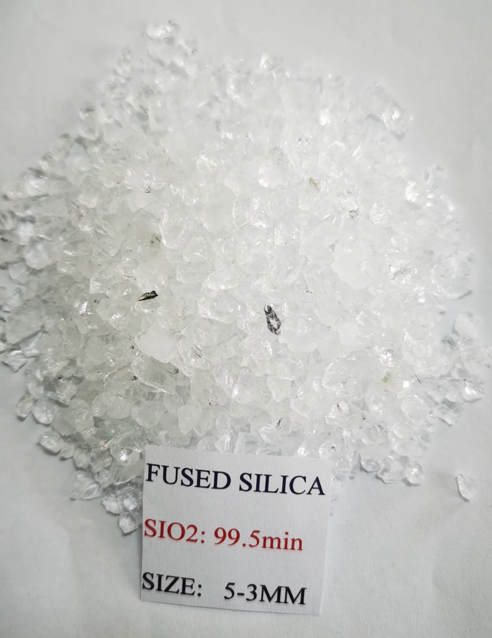 Sio2 99.8% Fused Quartz Sand&Lump for Fine Casting with Best Price