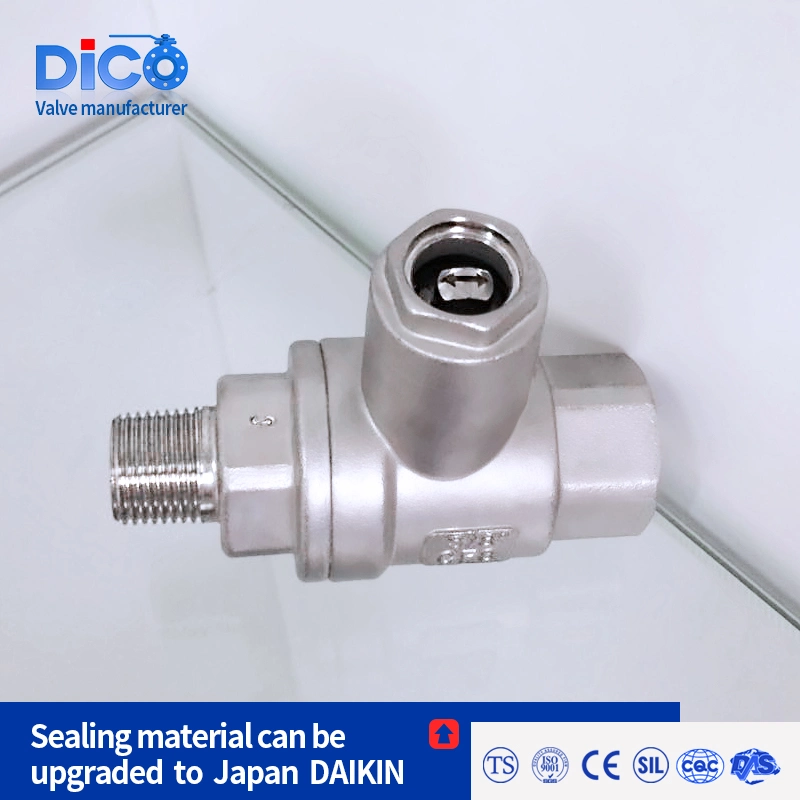 Dico 1000psi Protection Cover Type CF8/CF8m Industrial 2PC Ball Valve