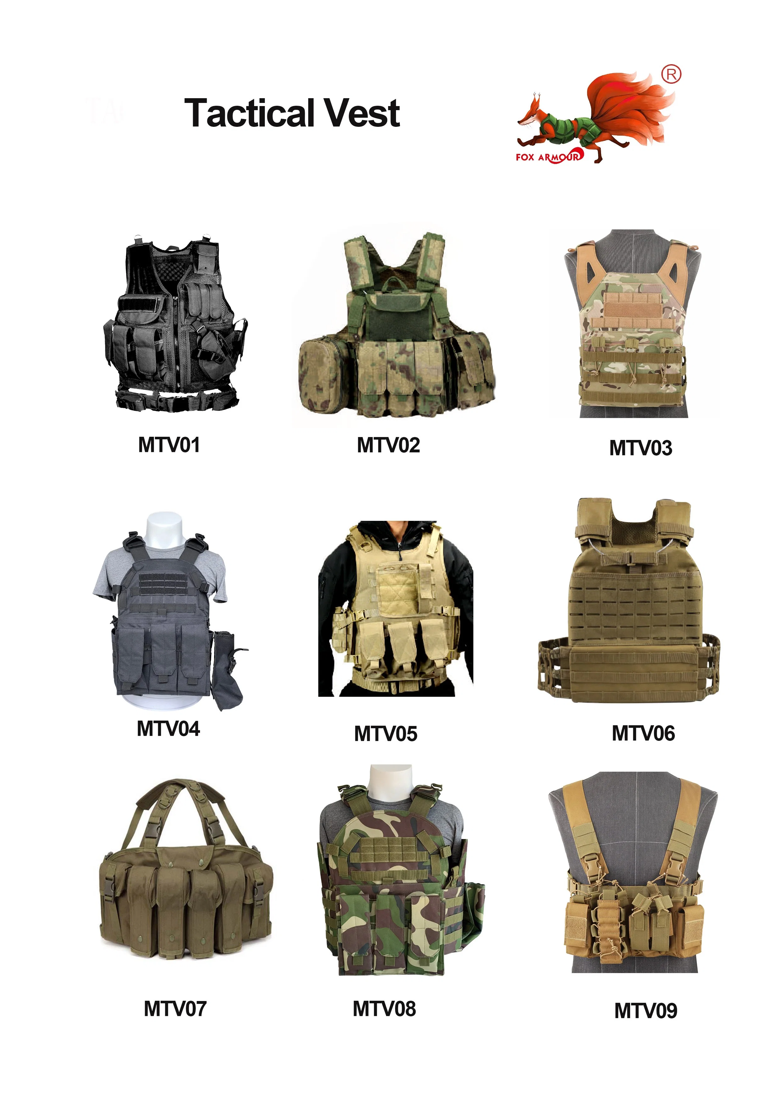 Nij Iiia High quality/High cost performance  Kevlar Tactical Bulletproof Vest Military Uniform