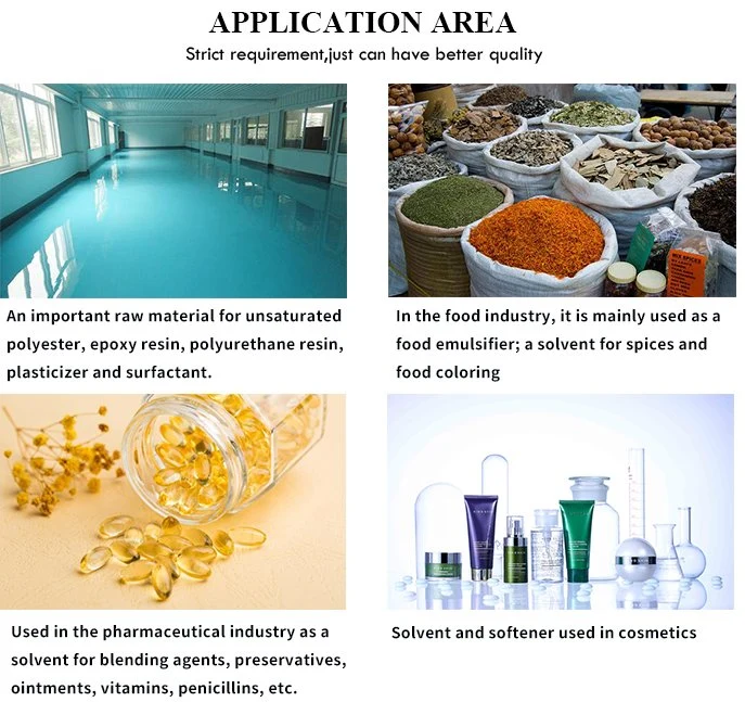 Propilenglicol Humectante Grado Industrial Anticongelante de Glicerina Mayorista Anticongelante Líquido