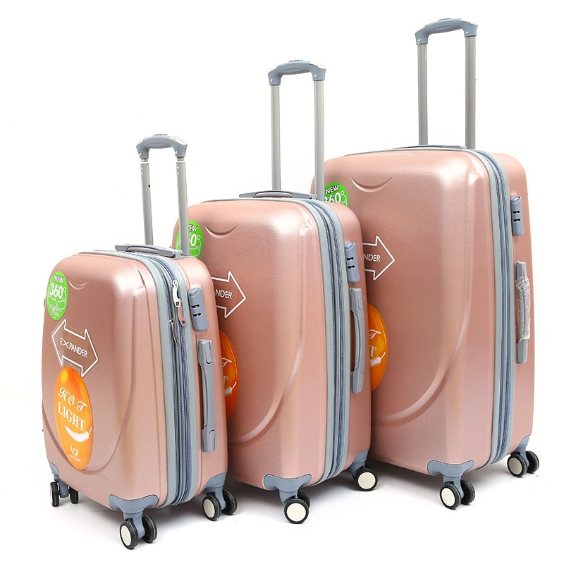 Happy Colorful Trolley Luggage Bag ABS Suitcase Travel Luggage