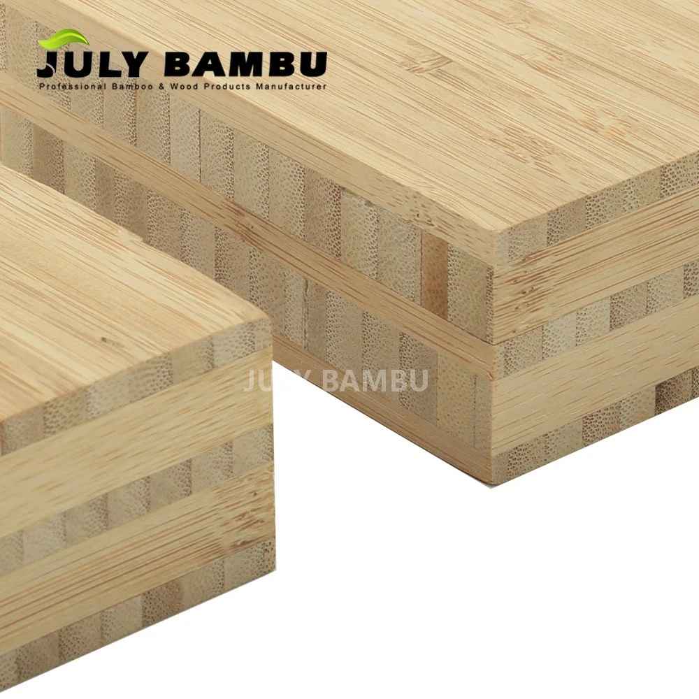 40mm Carbonized Vertical Bamboo Woven Plywood / Panel for Solid Wood Table Top