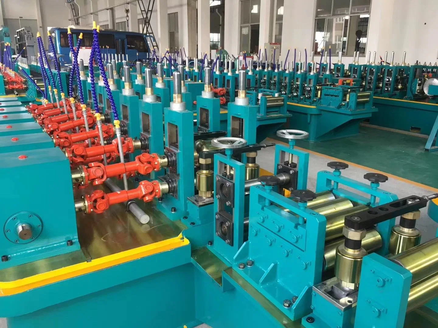 High Speed ERW Pipe Straight Seam Welded Pipe Making Machine