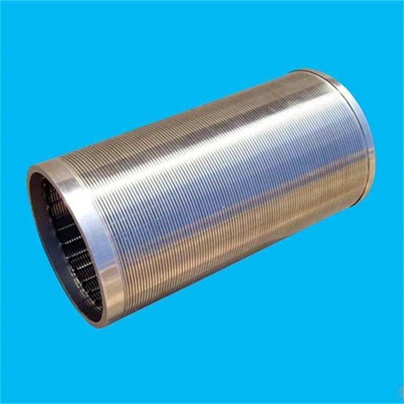 304 316L Stainless Steel Wedge Wire Cylindrical Screen Water Well Screen