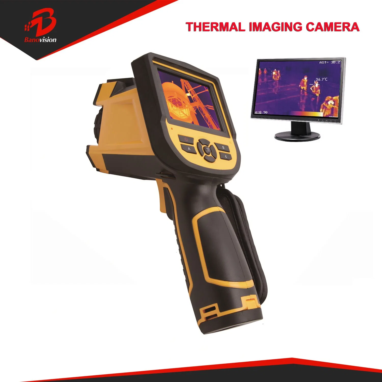 Thermal Infrared Camera Full Body Temperature Measurement Fever System