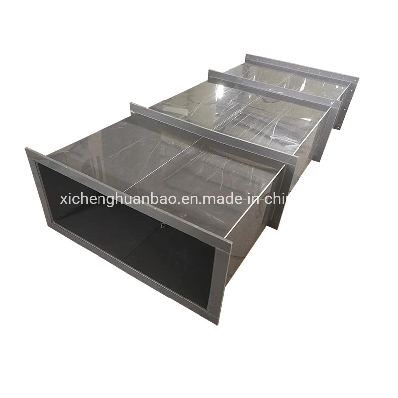 Ventilation Ducting System Large Diameter PP Plastic Rectangular Air Duct