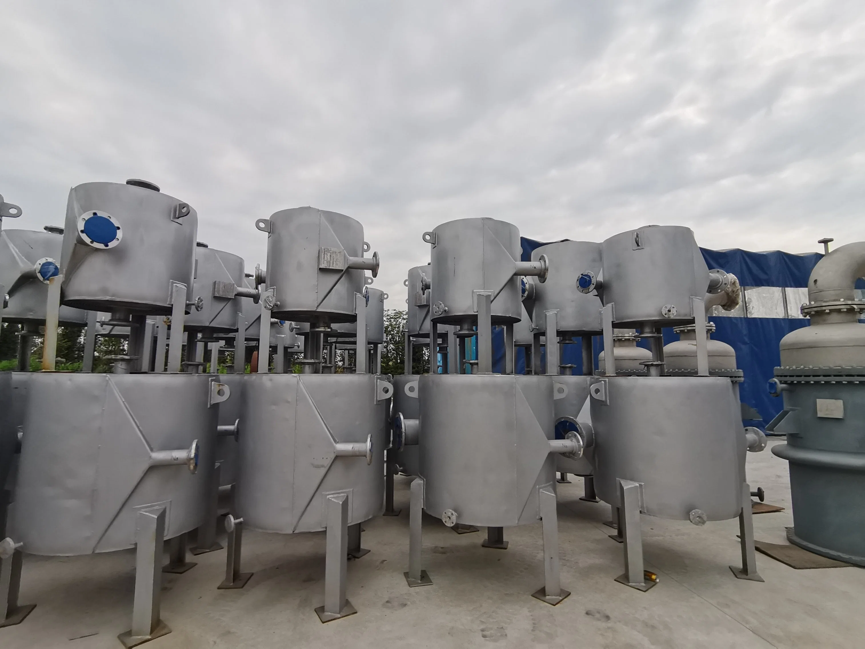 Stainless Steel Recovery Kettle Secondary Condenser Heat Exchanger Pressure Vessel Chemical Equipment