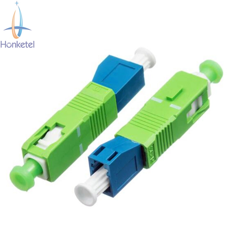 Optical Singlemode Sc APC Male to LC Upc Female Hybrid Fiber Optic Adapter Fiber Connector