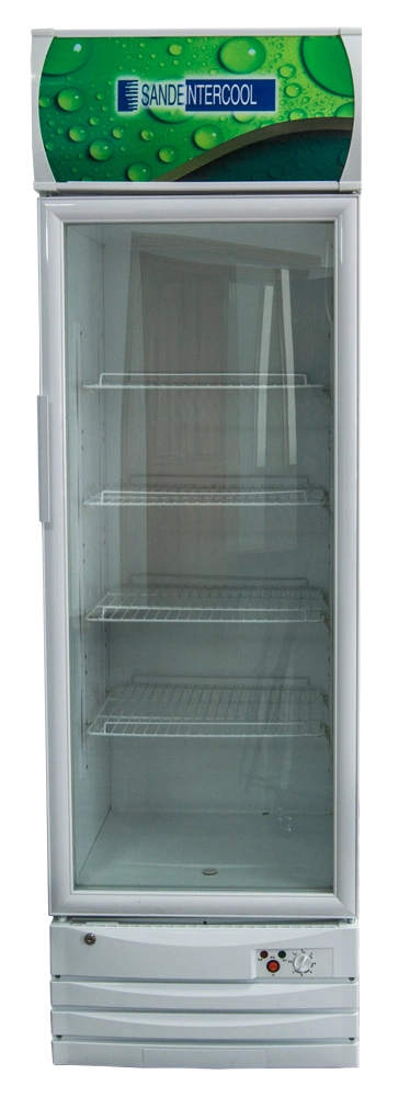 One Glass Door Commercial Vertical Display Beverage Showcase Cooler Fridge