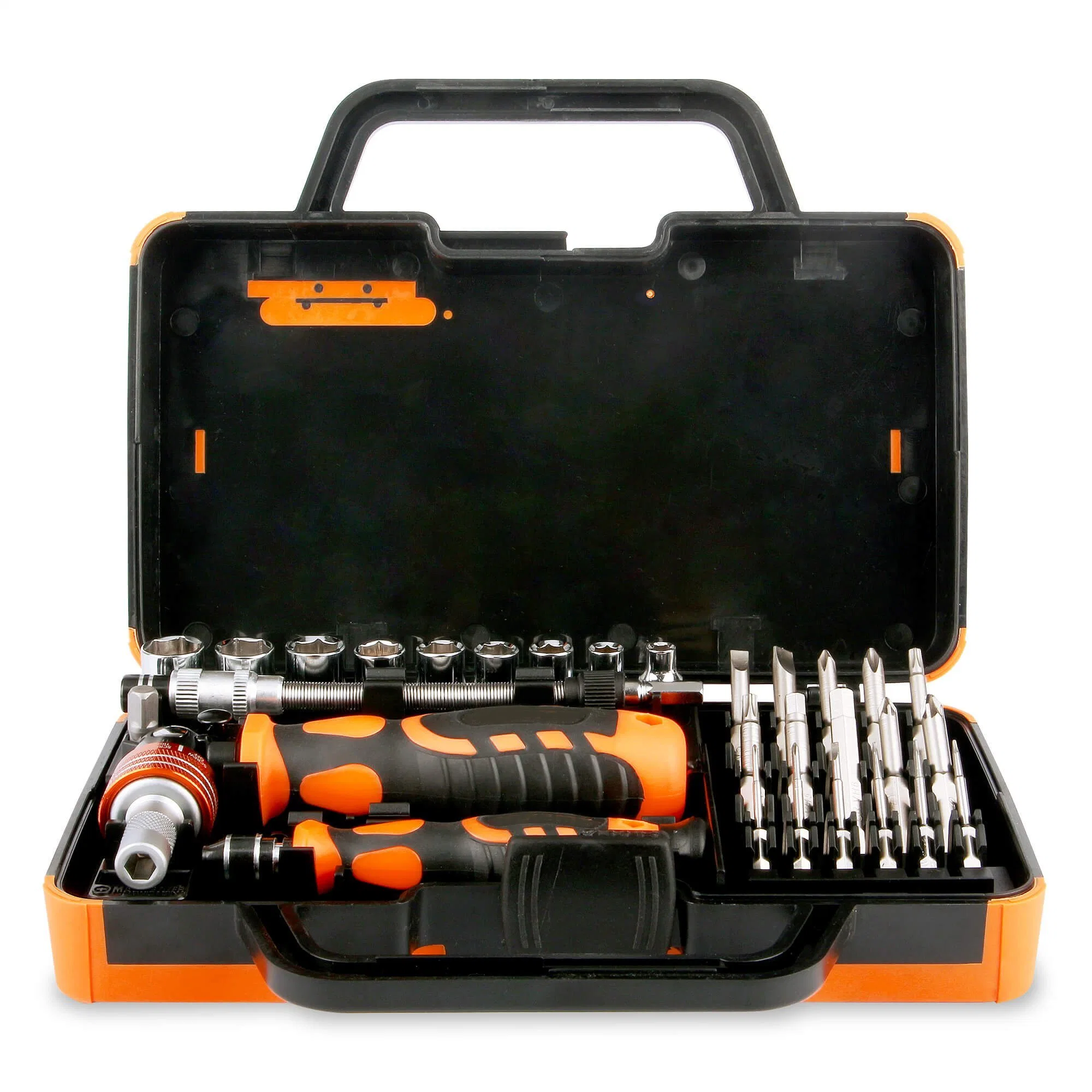 Professional 31 in 1 Repair Tool Set with Rotatable Ratchet Handle