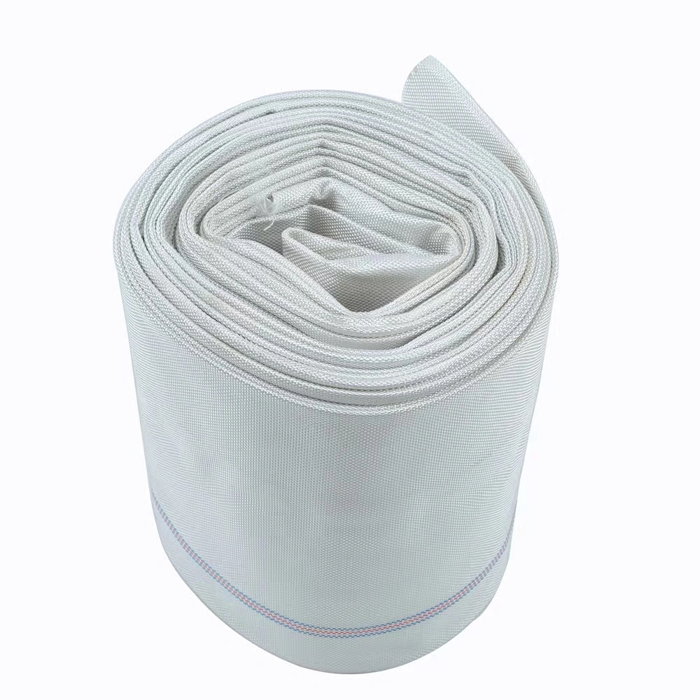 2.5 Inch Fire Hoses 8 Bar White Flexible PVC Double-Jacket Fire Hose