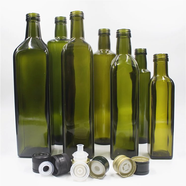 Edible Oil Glass Bottle 100ml 250ml 500ml 750ml 1000ml Marasca Olive Oil Glass Bottle