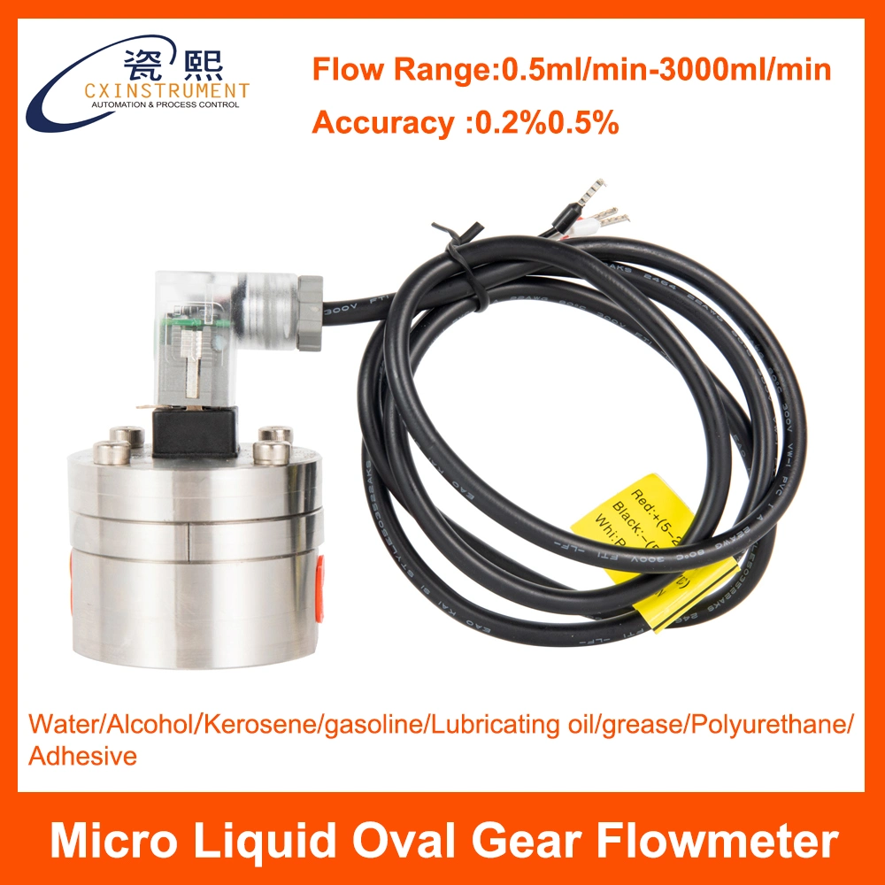 High Accuracy and Pulse Output Gasoline Diesel Fuel Flow Meter for Cars