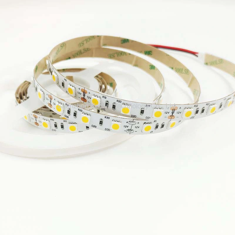 60/120/180/240SMD IP65 IP20 SMD5050 SMD2835 ГИБКИЙ КАНАТНЫЙ САМОДЕЛЬНЫЙ 12 В 24 В. Светодиодная полоска с FCC CCC LVD EMC RoHS CE Праздничная домашняя вечеринка в помещении вне помещения