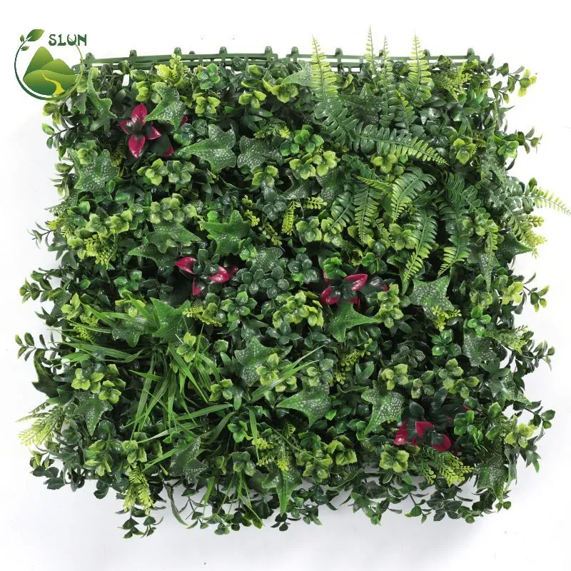 Natural Look Artificial Privacy Screen Cheap Fence Plastic Leaves Artificial Wall Willow Fence IVY Foliage Panel Artificial Plants and Flowers