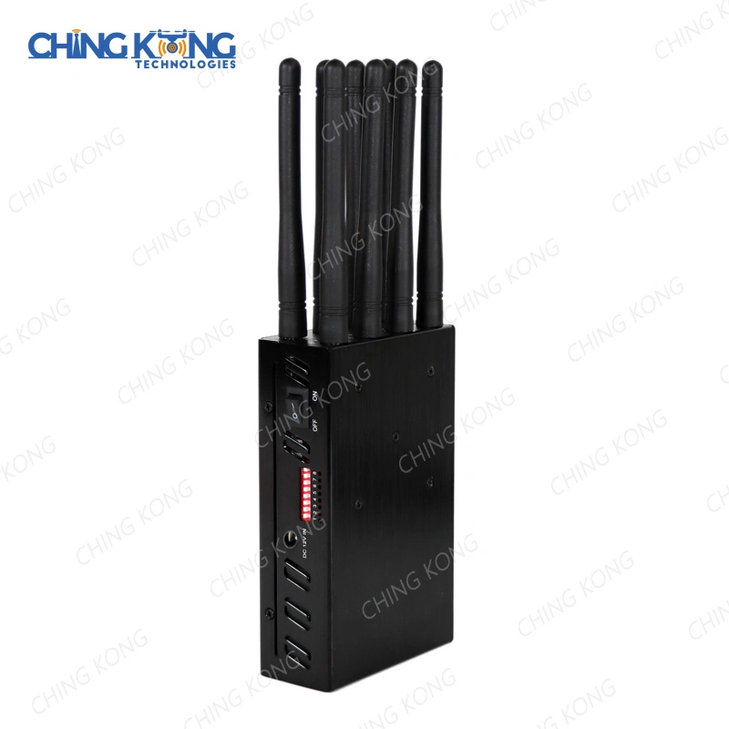 Handheld 8 Channels GSM 3G 4G Mobile Phone Wi-Fi Lojack GPS Blocker