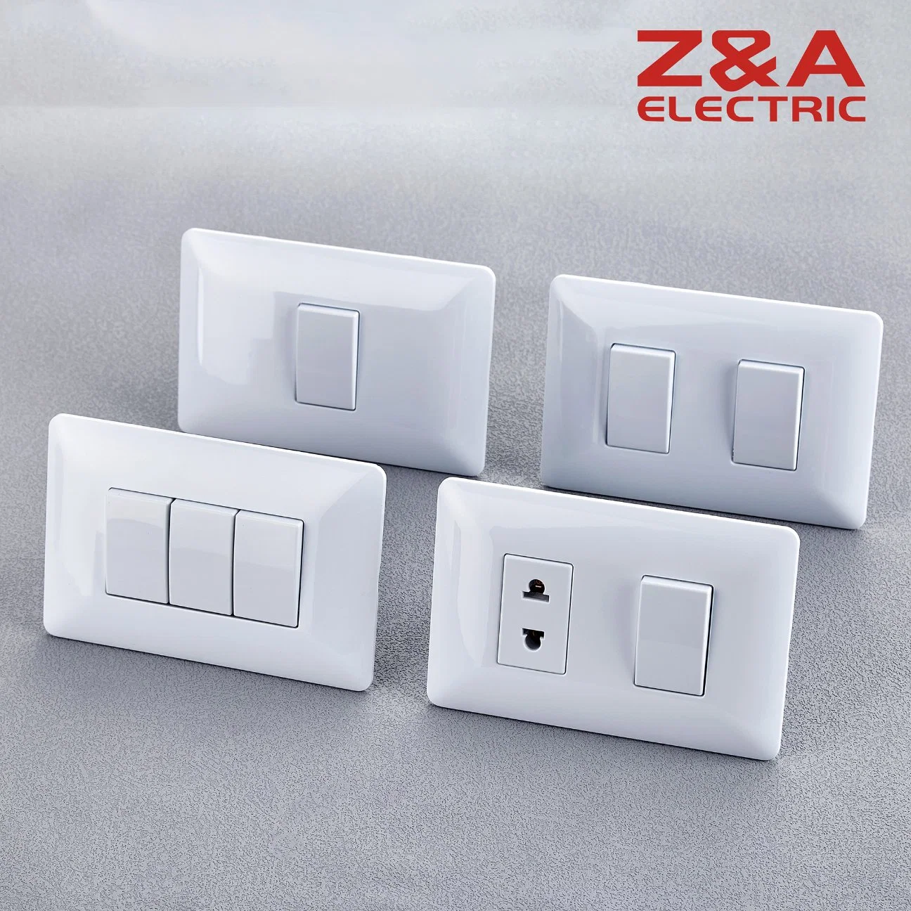 Am Seires Push Button Light Switch Wholesale/Supplier Factory Supply High quality/High cost performance  Electrical 10A 250V Us Light Wall Switch