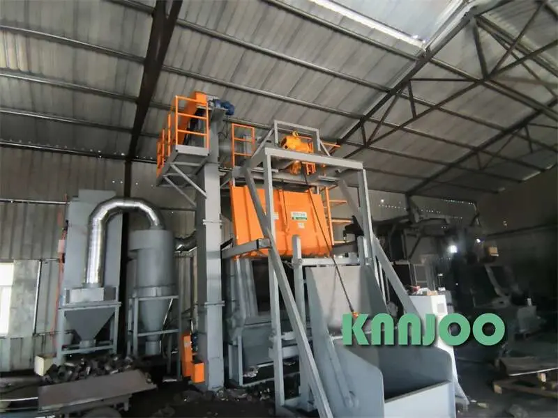 Abrasive Shot Blasting Machine with Belt Conveyor