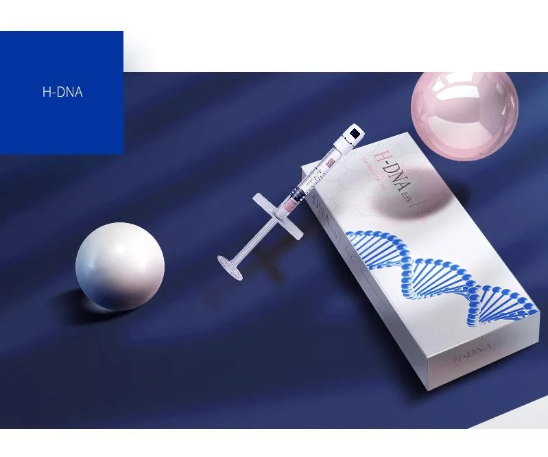 Corée injection d'ADN ADN ADN de saumon H Ingrédients 2 ml/seringue régénération cutanée blanchiment Renforcer l'élasticité cutanée des remplisseurs cutanés d'ADN-H injectable
