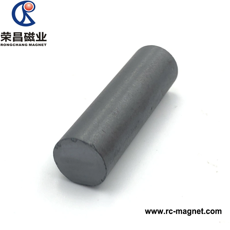 China Manufacturer Permanent C-5 Ferrite Cylinder Magnet