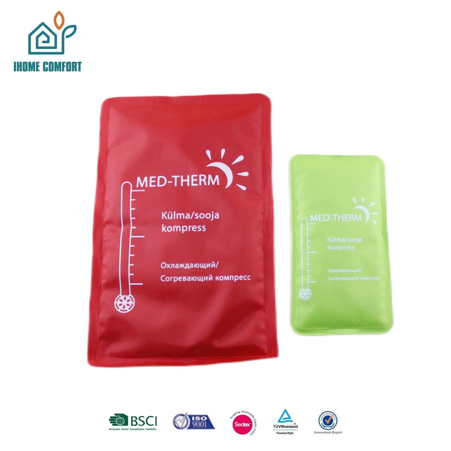 Customized Reusable Injuries Medical Therapy Wrap Gel Hot Cold Pack