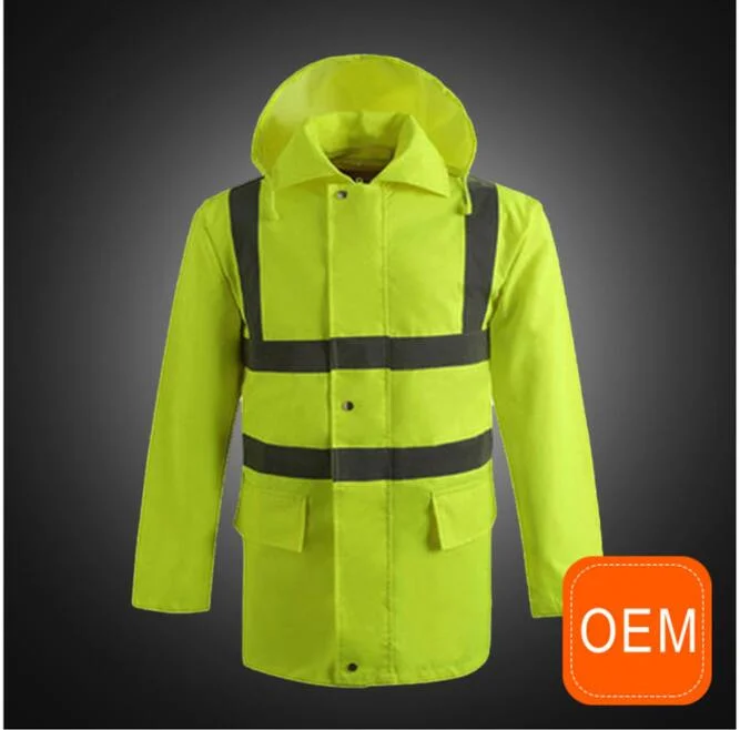 OEM Security Guard Hi Vis Vest with Pockets, Construction Safety Vest