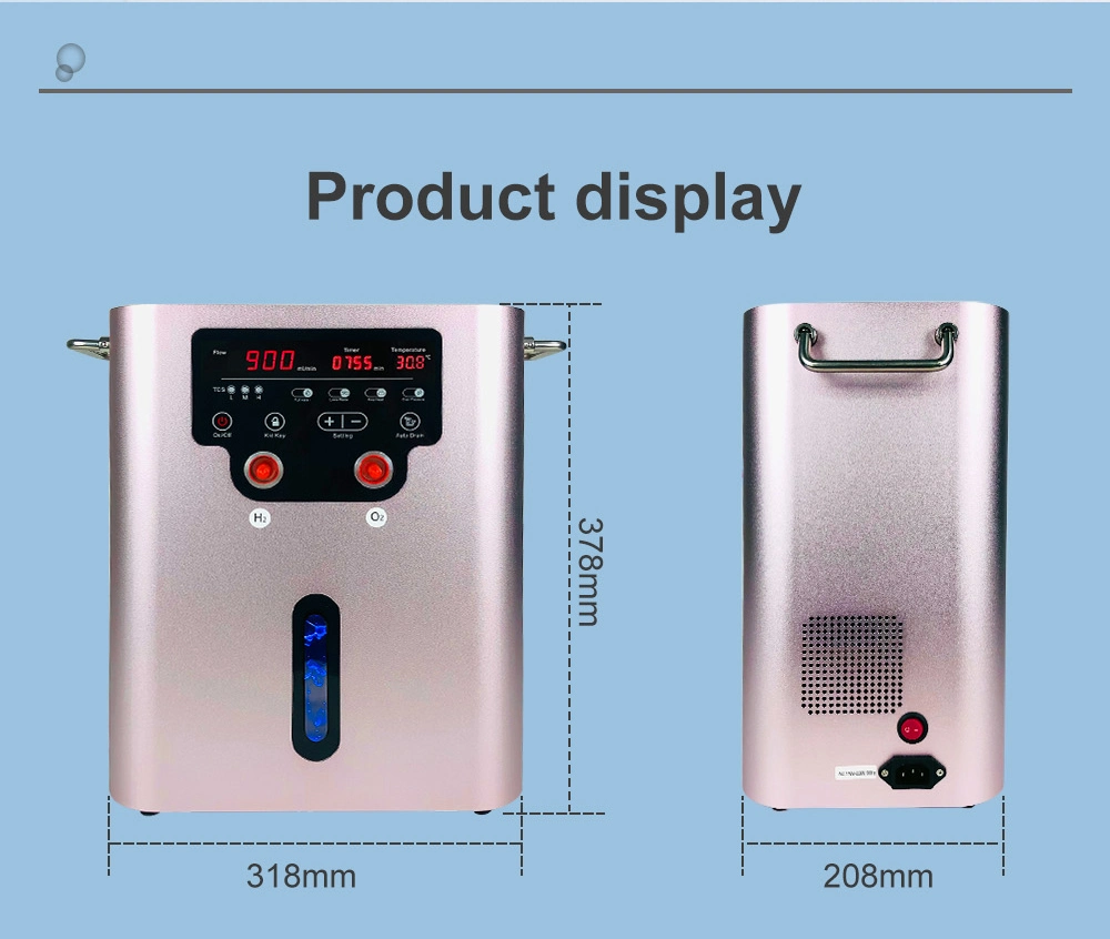 SPE PEM Гидрогенный газовый ингалятор Домашний использовать кислород Гидрогенингалятор