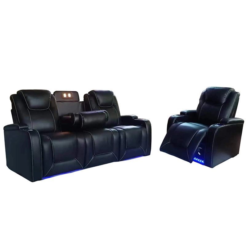 Luxury Home Theater Sofa with Multimedia Function Recliner for Living Room