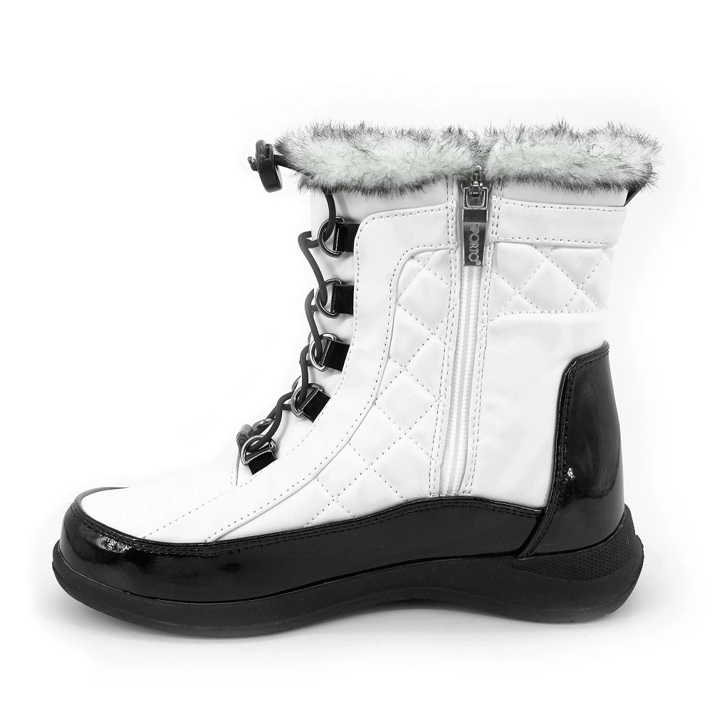 Großhandel Winter warme Plüsch Stiefel Wasserdichte Furry Schnee Stiefel für Damen Schneestiefel Damen