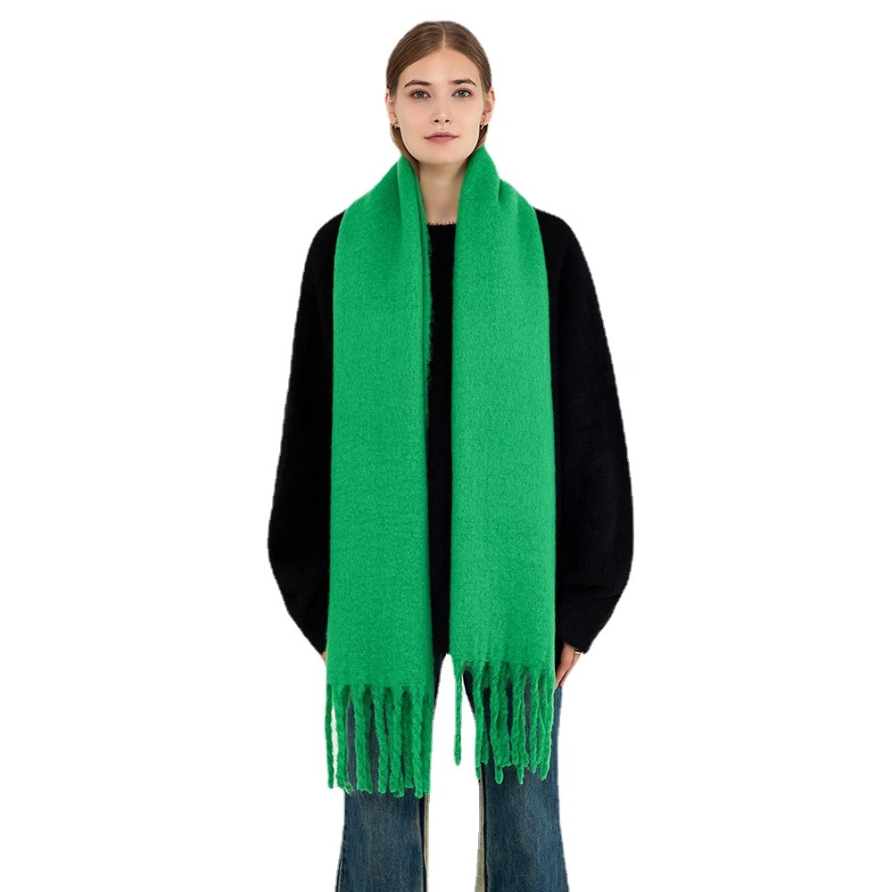 Womens Winter Scarf Cashmere Feel Pashmina Shawl Wraps Soft Warm Blanket Scarves for Women