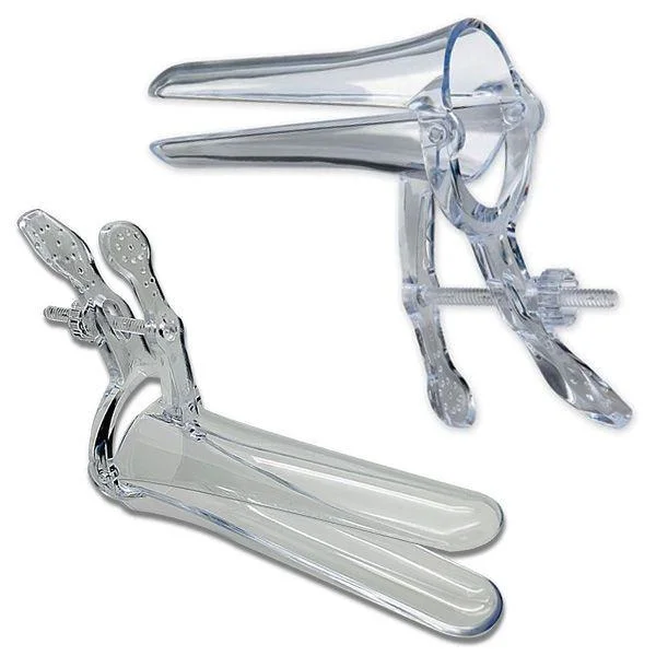 Gynecological Exam Vaginal Dilators Plastic Vaginal Speculum with Side Screw Type (SC-177)