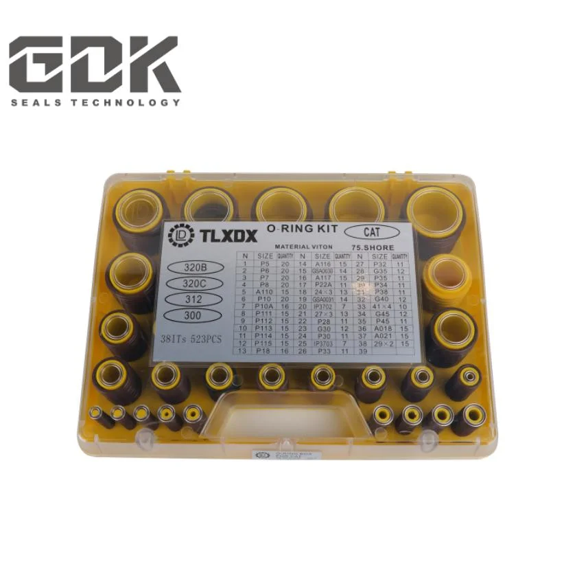 GDK hochwertiger FKM O-Ring Kit Box Service Reparatursatz Für Bagger