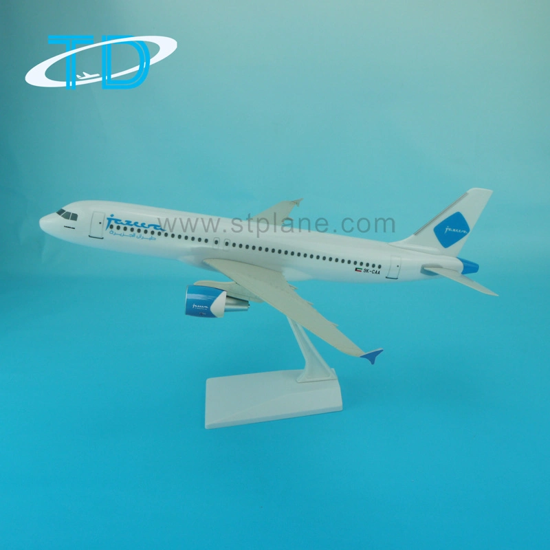 Jazeera 37.6cm 1/100 A320 Airplane Model Souvenir Desktop