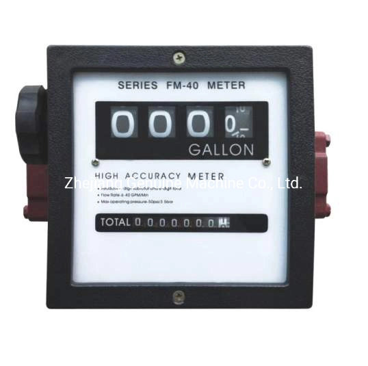 Zcheng Oval Gear Meter Flow Meter for Gas Station Used Fuel Dispenser