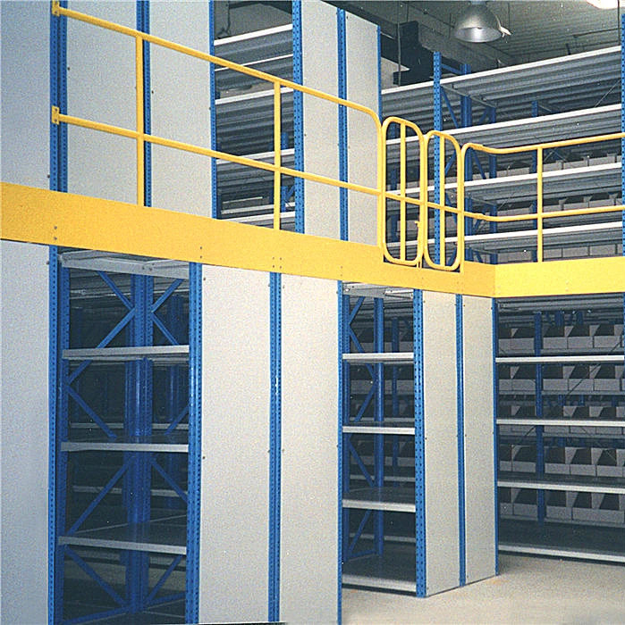 2 Tiers Steel Mezzanine Floor for Industrial Warehouse Storage