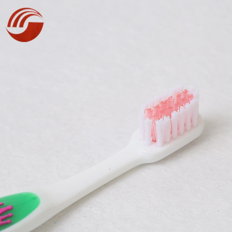 Biodegradable Material Animal Shape Child Toothbrush with Sucker