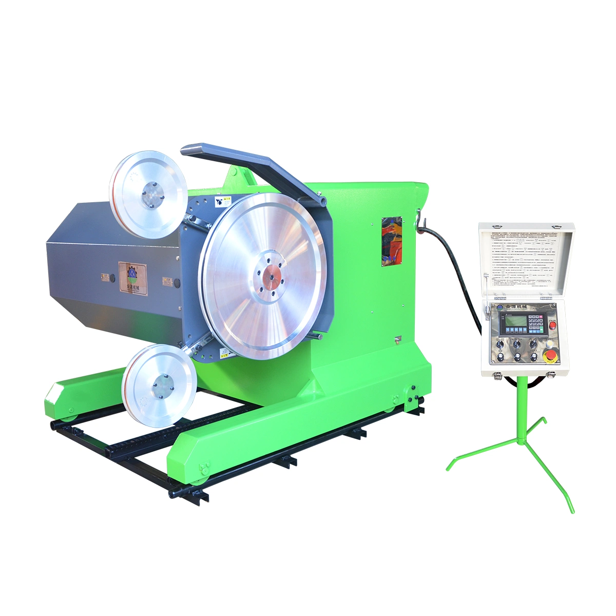 Single Wire Diamond Wire Saw Machine with Pmsm for Cutting Granite