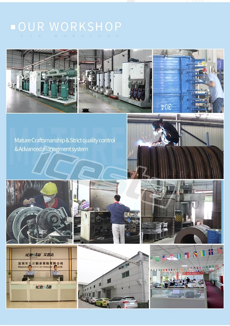 Customized Icesta 1 3 5 8 10 Ton Industrial Ice Cube Making Machine for Icesta Ice System