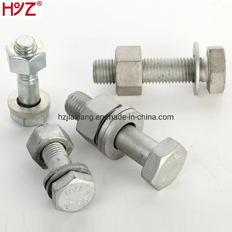 F10t Hex Head Bolt Factory High Strength Friction Grip Bolt Jisb1186 F8t/F10t