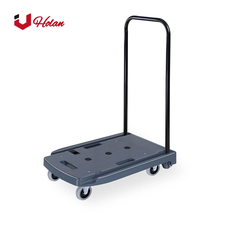 Uholan Jj2-150 Foldable Plastic Platform Hand Truck Trolley Cart Capacity 150kg