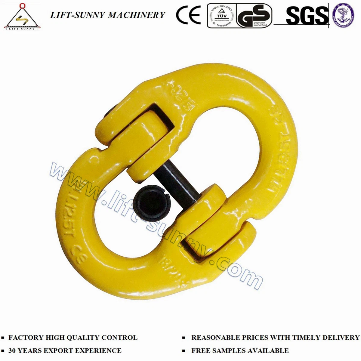 Forged Alloy G80 European Type Connecting Link for Lifting Chain