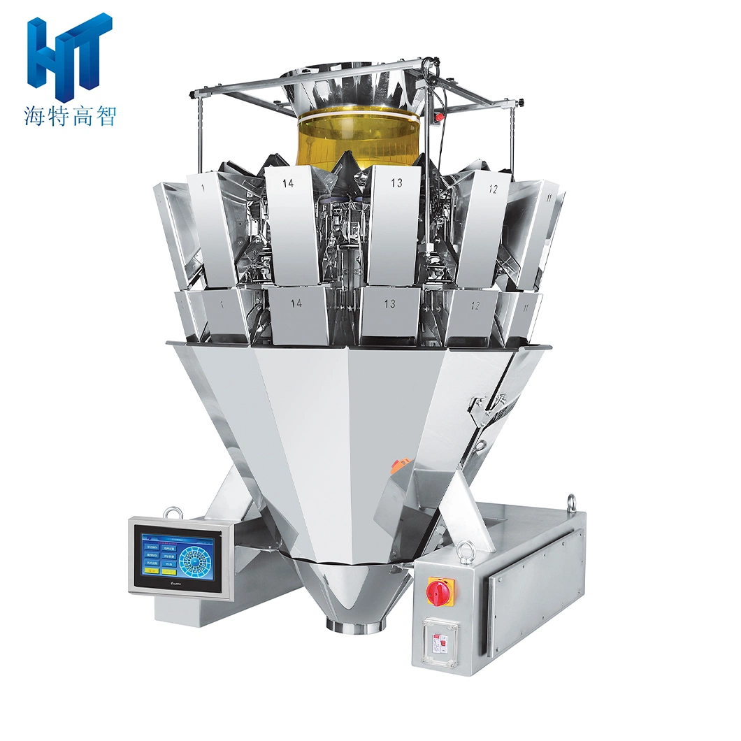 Long Service Life IP66 Waterproof Multihead Weigher Weighing and Packaging Machine for Frozen Salad Frozen Food