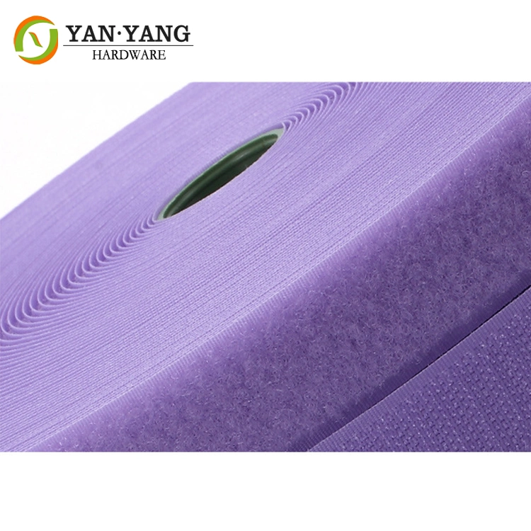 Durable Purple Color 20mm Tape Hook and Loop