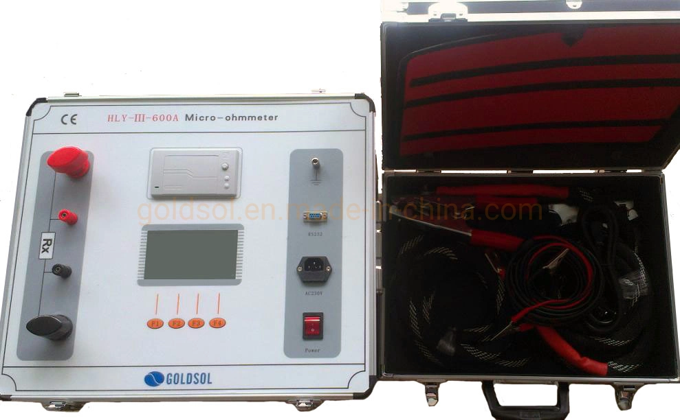 High-Accuracy Micro Ohmmeter/Low Contact Resistance Testers/Loop Resistance Tester 600A