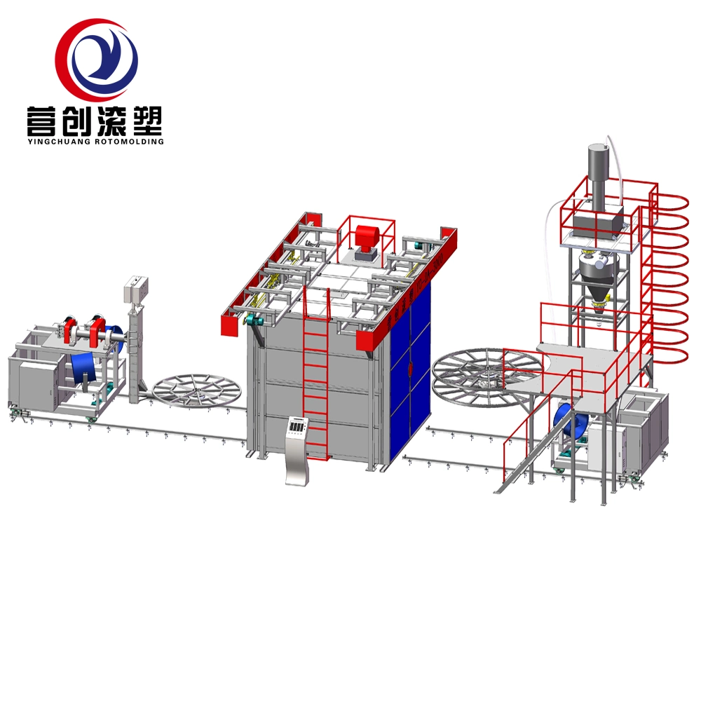 High Pressure Resistant Water Tank Making Machine Rotomolding Machine