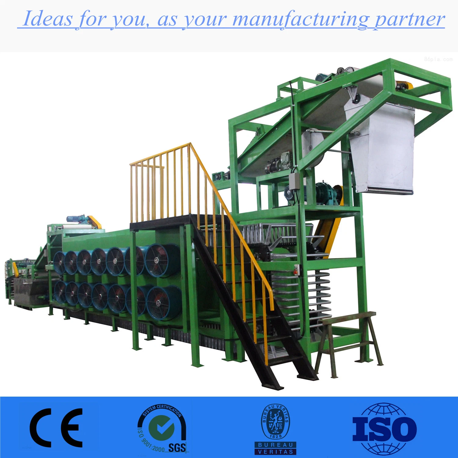 Air-Cooling Rubber Sheet Batch-off Machine Hanging Type Batch-off Cooling System