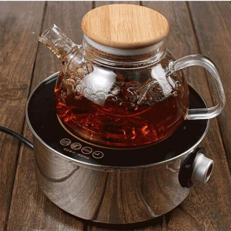 Glass Cold Kettle Heat-Resistant Flower Tea Pot Household Tea Pot Thickened Tea Pot Filter Cold Kettle Tea Pot