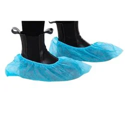 CE Non-Woven Fabric PP PE CPE Anti-Dust Non-Slip Boot Cover Shoe Covers for Hospital Cleaning Room