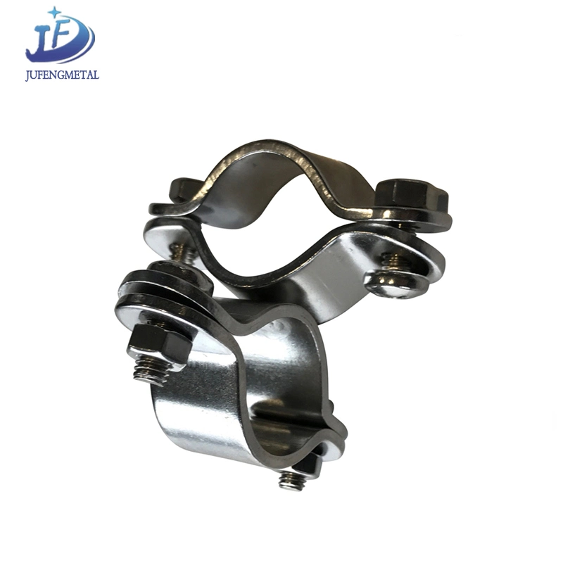 Stainless Steel High Strength Double Bolt Hose Clamp Pipe Clamp